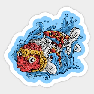 Gold fish Sticker